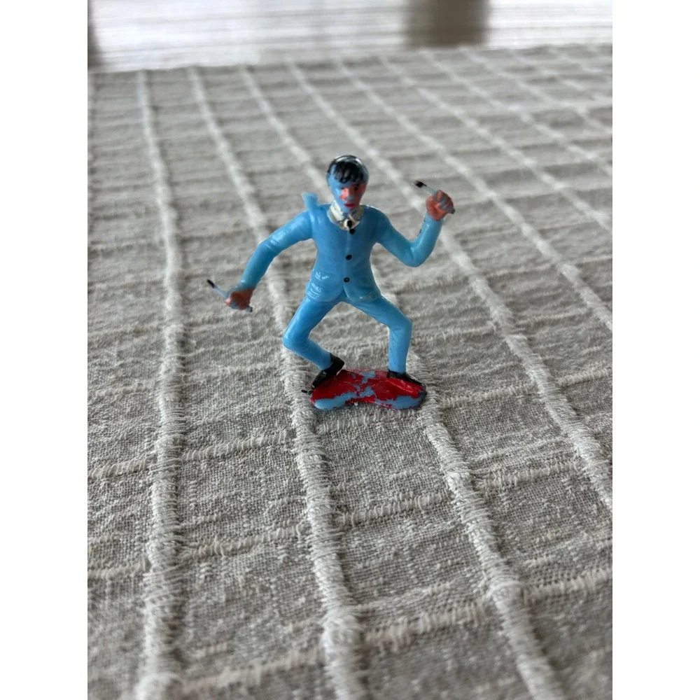 Vintage 60s/70s Rock & Roll Band Beatles Plastic Cake Topper Figure Ringo Starr
